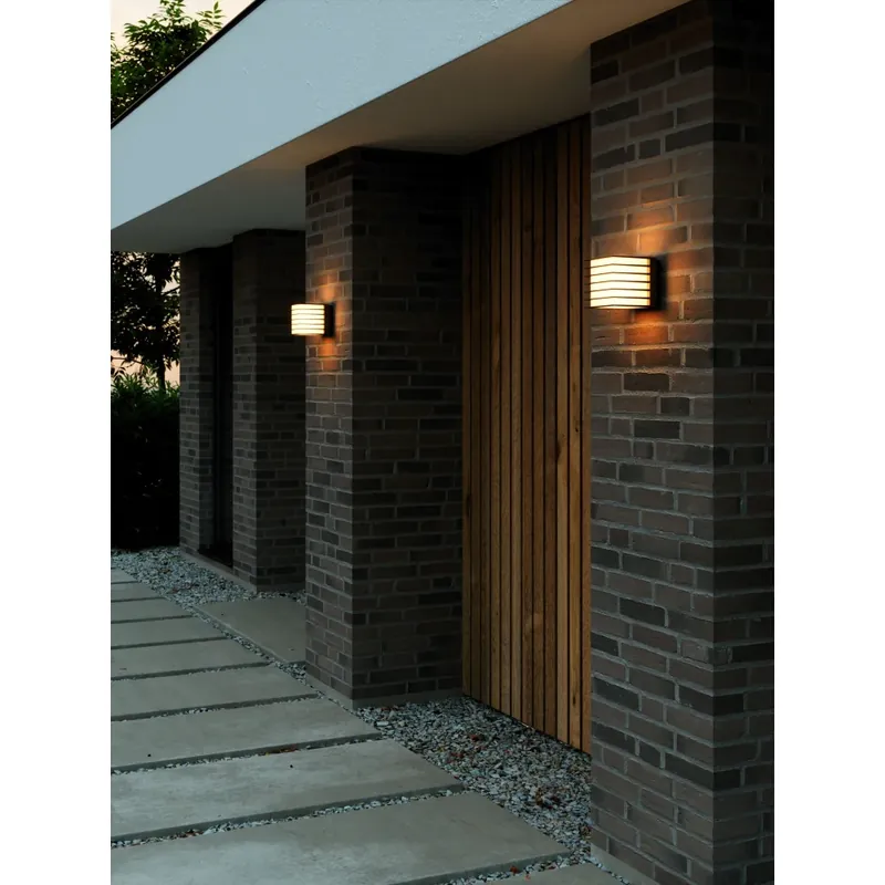 Dagaanbieding Nordlux FLUCTUS Buiten muurverlichting Zwart, 1-licht