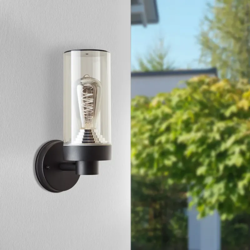 Beperkt Aanbod Brilliant Masham Buiten muurverlichting Zwart, 1-licht