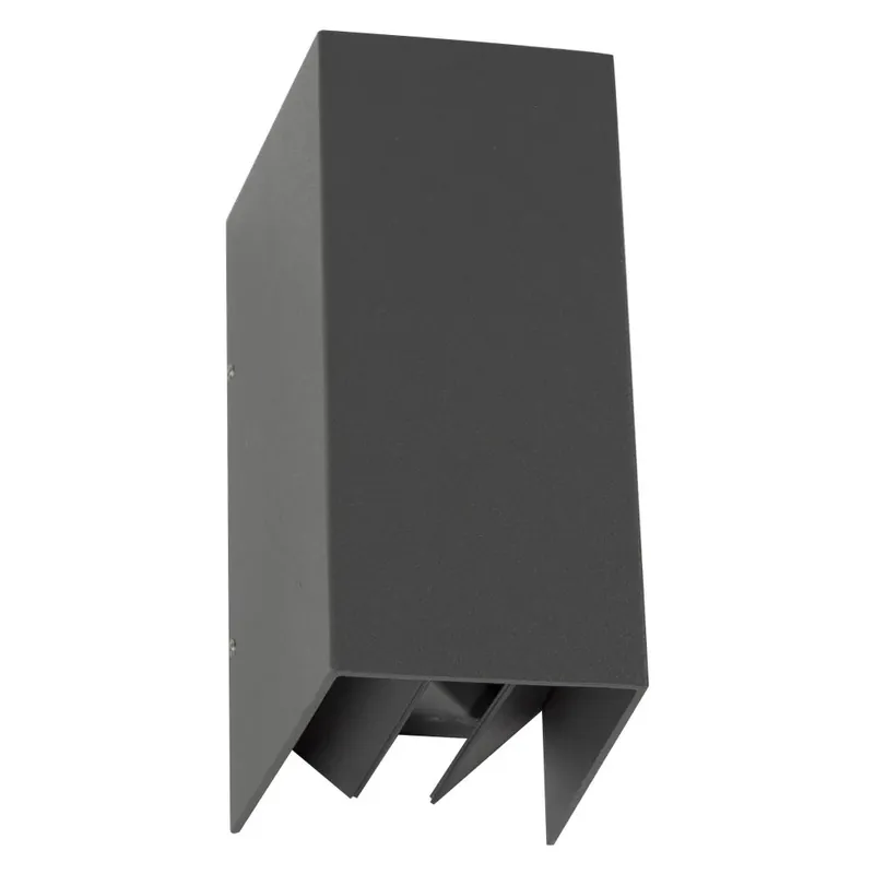 Exclusief KS Verlichting Channel Muurlamp LED Antraciet, 2-lichts
