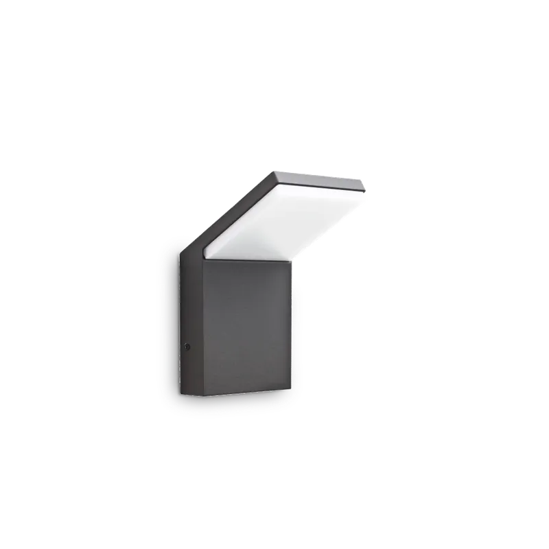 Gratis Retour Ideallux STYLE Buiten muurverlichting LED Antraciet, 1-licht