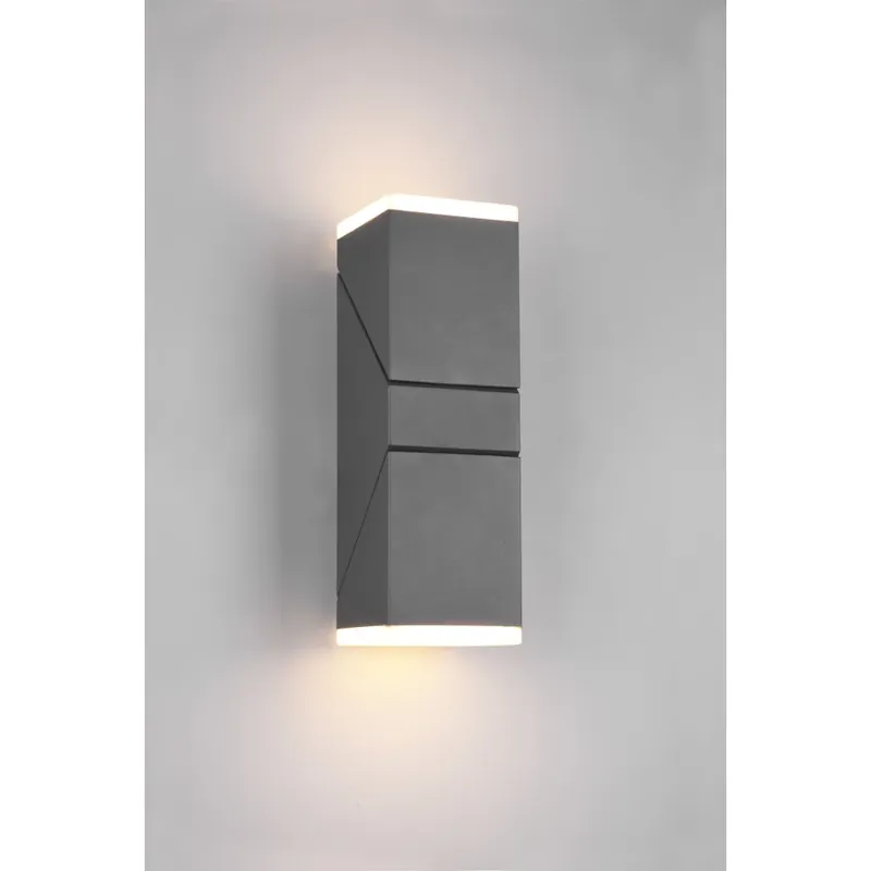 Trio Avon Buiten muurverlichting LED Antraciet, 2-lichts In De Mode