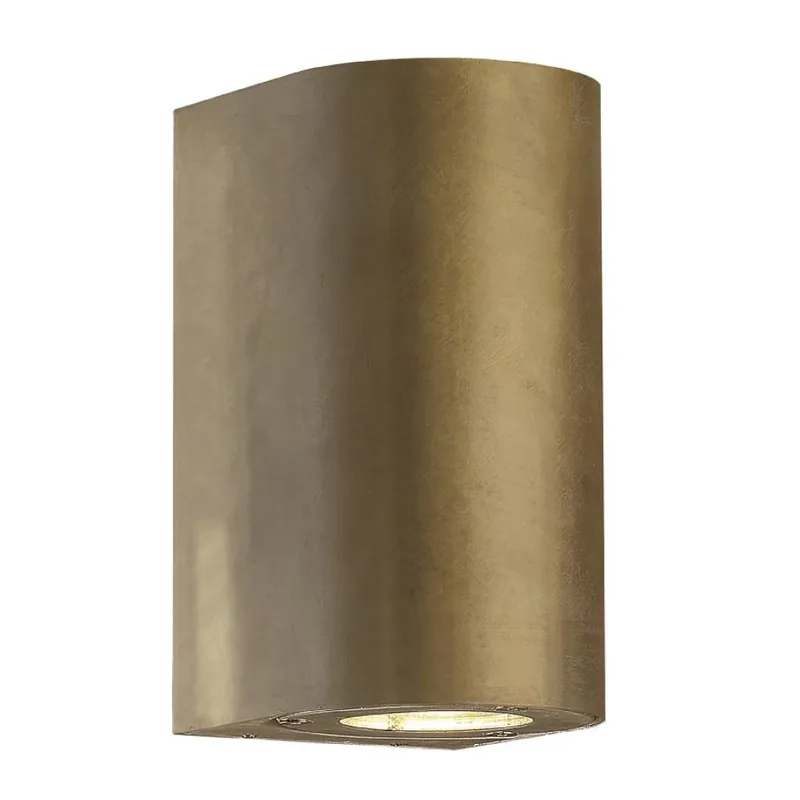 Topkwaliteit Design For The People by Nordlux Canto Muurlamp Messing, 2-lichts