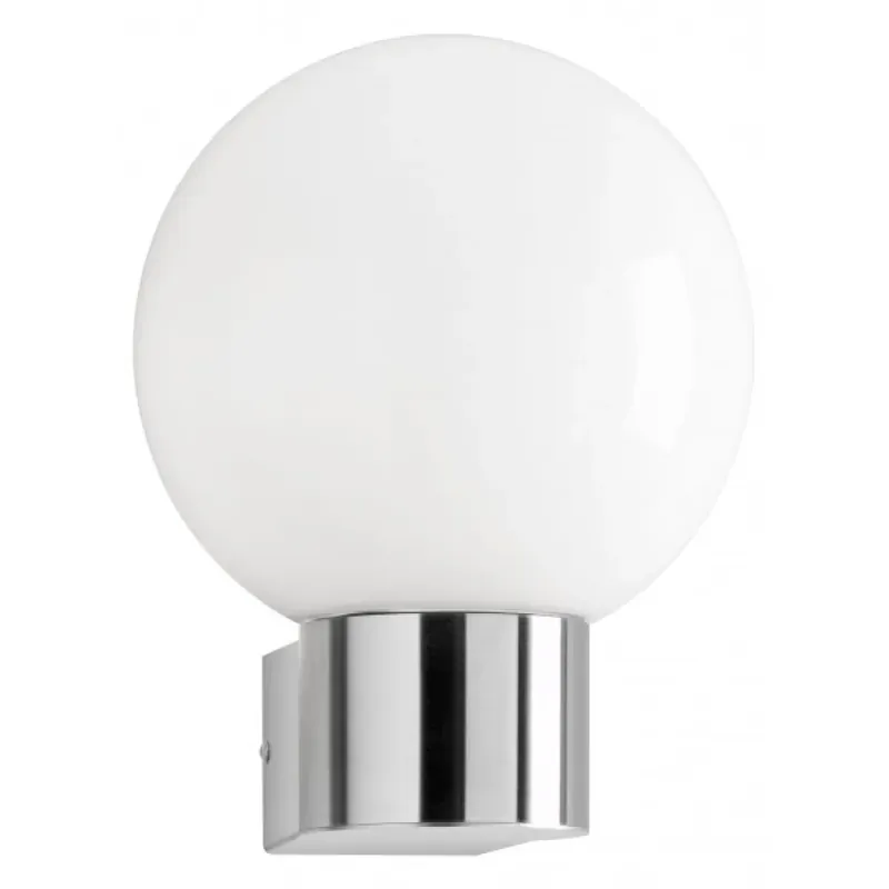 CMD Aqua Ball Muurlamp roestvrij staal, 1-licht Geld-Terug-Garantie