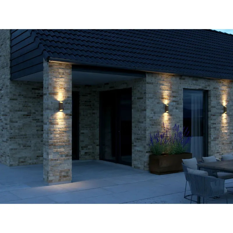 Fabrieksprijs Nordlux NICO Buiten muurverlichting Roest, 2-lichts