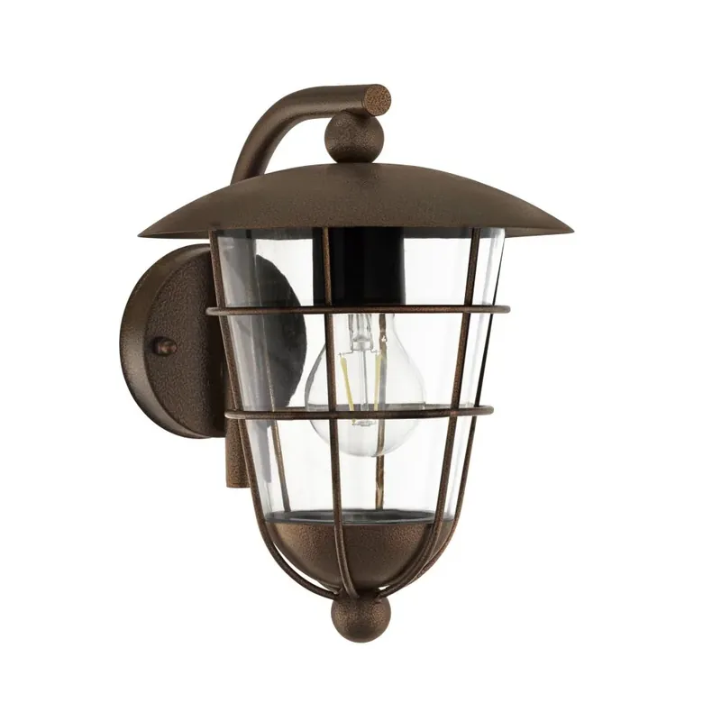 Gecertificeerd Eglo PULFERO 1 Muurlamp Bruin, 1-licht