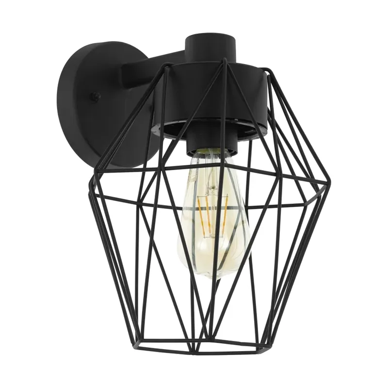 Eglo CANOVE Buiten muurverlichting Zwart, 1-licht Exclusieve Aanbieding