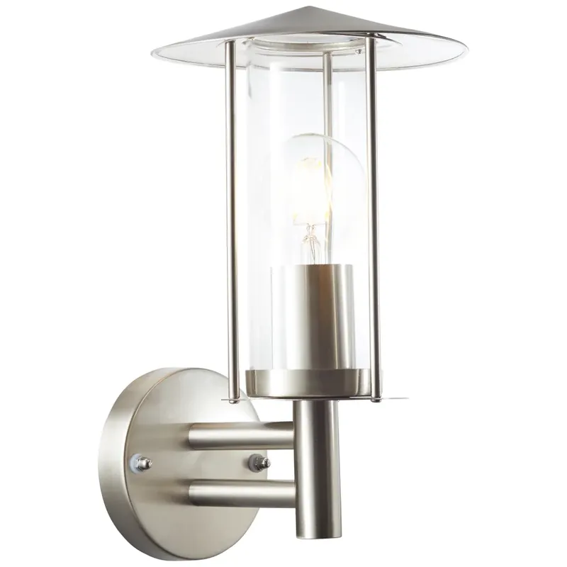 Brilliant Giffy Buiten muurverlichting Zilver, 1-licht Finale Uitverkoop