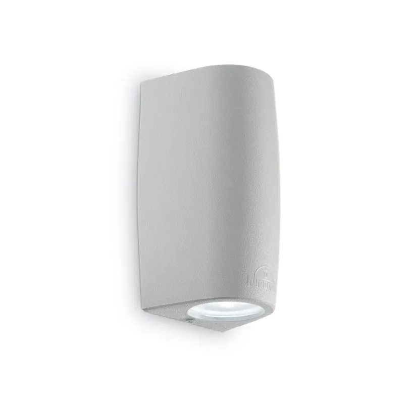 Express Levering Ideallux KEOPE Buiten muurverlichting Grijs, 2-lichts