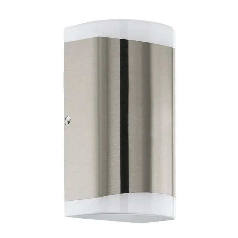 Plaats Bestelling Eglo CARPINERA Buiten muurverlichting LED roestvrij staal, 2-lichts