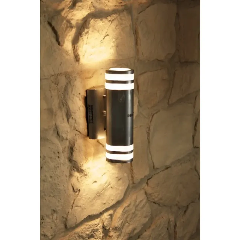 Konstsmide MODENA Buiten muurverlichting roestvrij staal, 2-lichts Flitsaanbieding
