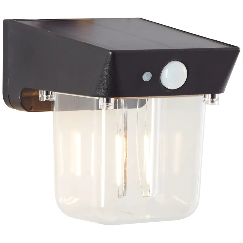 Brilliant Parson Buiten muurverlichting LED Zwart, 1-licht, Bewegingsmelder Exclusieve Aanbieding