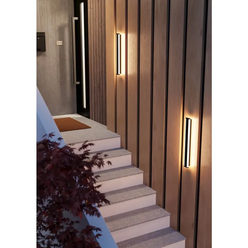 Eglo verlichting NEVIANO Wandlamp voor buiten LED Zwart, 2-lichts Lage Kosten