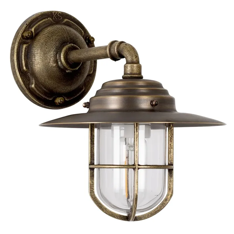 KS Verlichting Tours Muurlamp Brons, Koperkleurig, 1-licht Groothandel