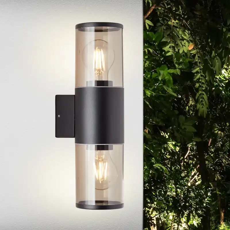 Snelle Levering Brilliant Sergioro Buiten muurverlichting Antraciet, 1-licht