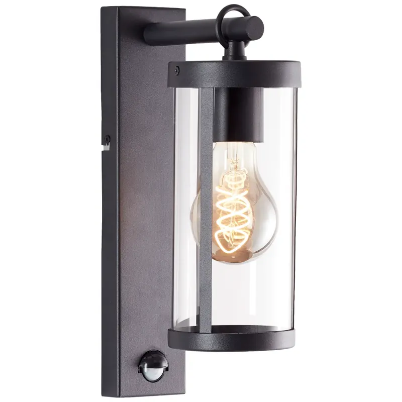 Brilliant Sidney Buiten muurverlichting Zwart, 1-licht Luxe
