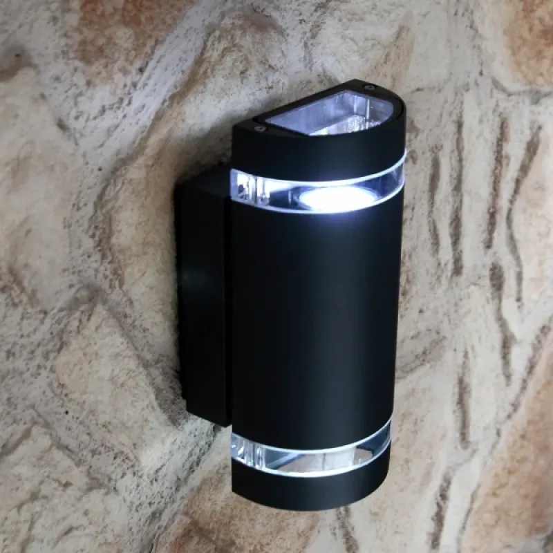 Lutec Focus Buiten muurverlichting Antraciet, 2-lichts Betaalbaar