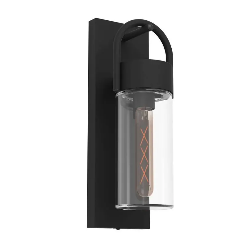 Exclusieve Aanbieding Eglo CARRARO Buiten muurverlichting Zwart, 1-licht
