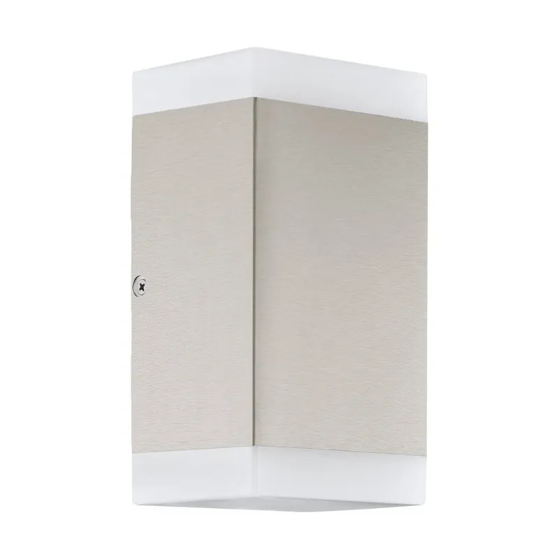 Seizoensaanbieding Eglo CARPINERA Buiten muurverlichting LED roestvrij staal, 2-lichts