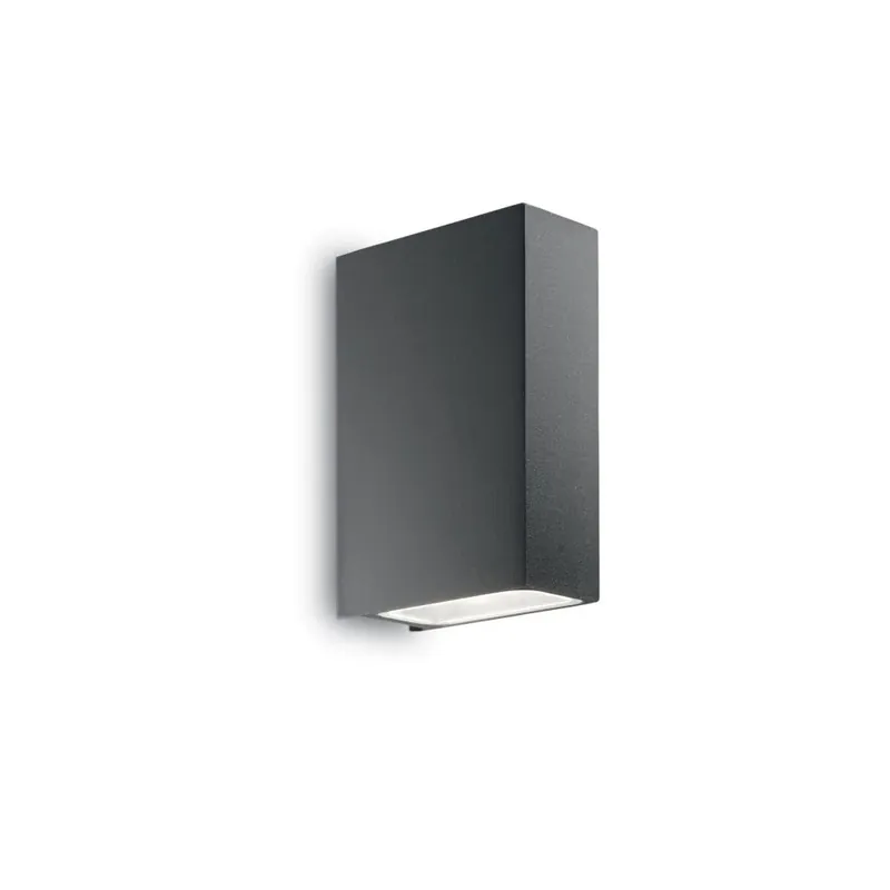 Geld-Terug-Garantie Ideallux TETRIS Buiten muurverlichting Antraciet, 2-lichts