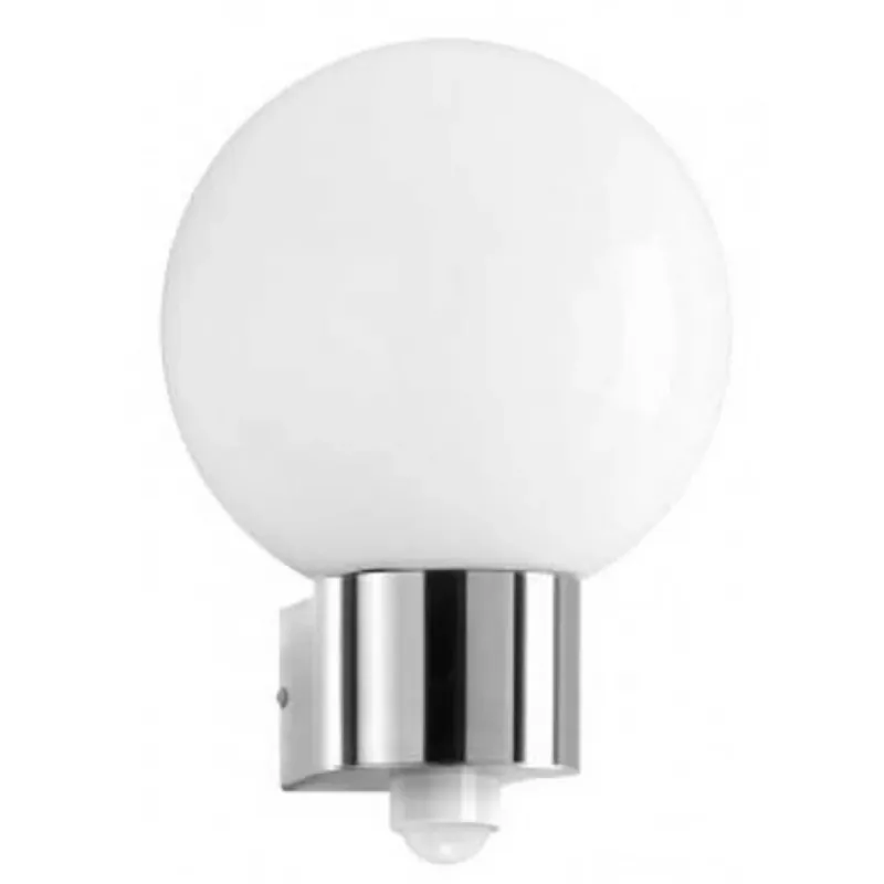 CMD Aqua Ball Muurlamp roestvrij staal, 1-licht, Bewegingsmelder Hete Deal