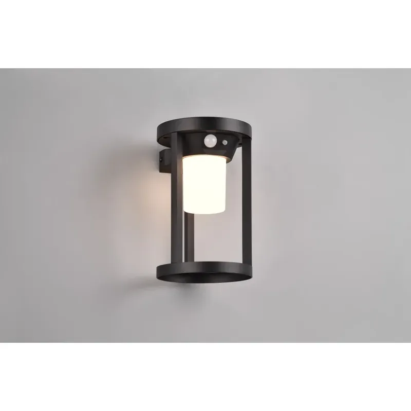 Premium Trio Carmo Solarlamp LED Zwart, 1-licht, Bewegingsmelder