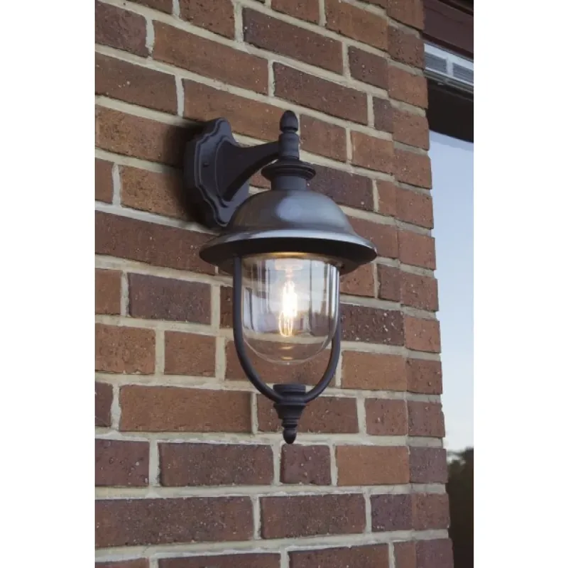 Koop Vandaag Konstsmide PARMA Muurlamp Aluminium, Zwart, 1-licht