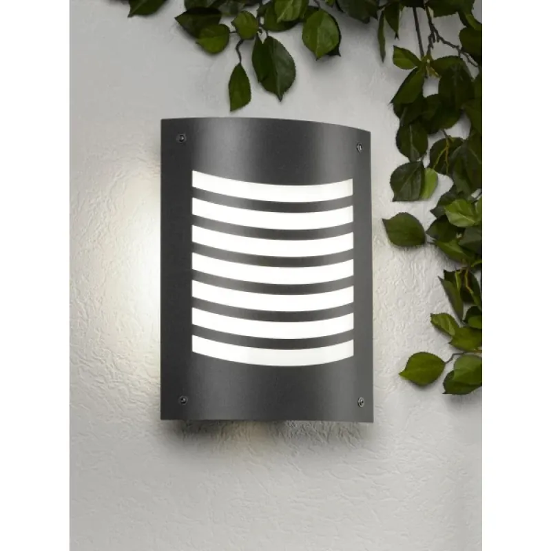 CMD Aqua Rain Muurlamp Antraciet, 1-licht Korting
