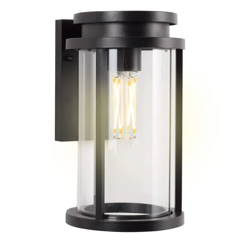 Gratis Retour KS Verlichting Sydney Muurlamp Zwart, 1-licht