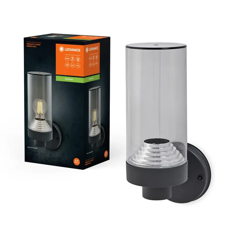 Luxe Ledvance Endura Wandlamp Grijs, 1-licht
