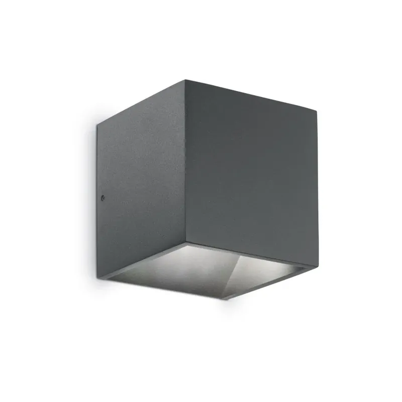 Ideallux RUBIK Buiten muurverlichting LED Antraciet, 1-licht Koop Online