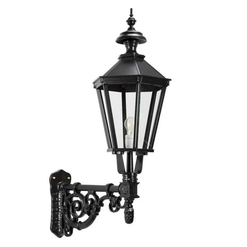 Uitverkoop KS Verlichting Lisse Muurlamp Zwart, 1-licht