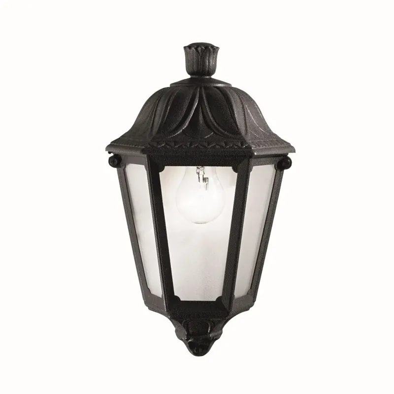 Op = Op Ideallux ANNA Buiten muurverlichting Zwart, 1-licht