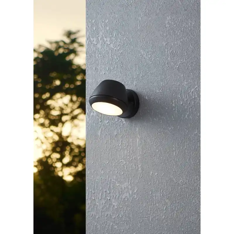 Gereduceerde Prijs Eglo NIVAROLO Buiten muurverlichting LED Zwart, 1-licht