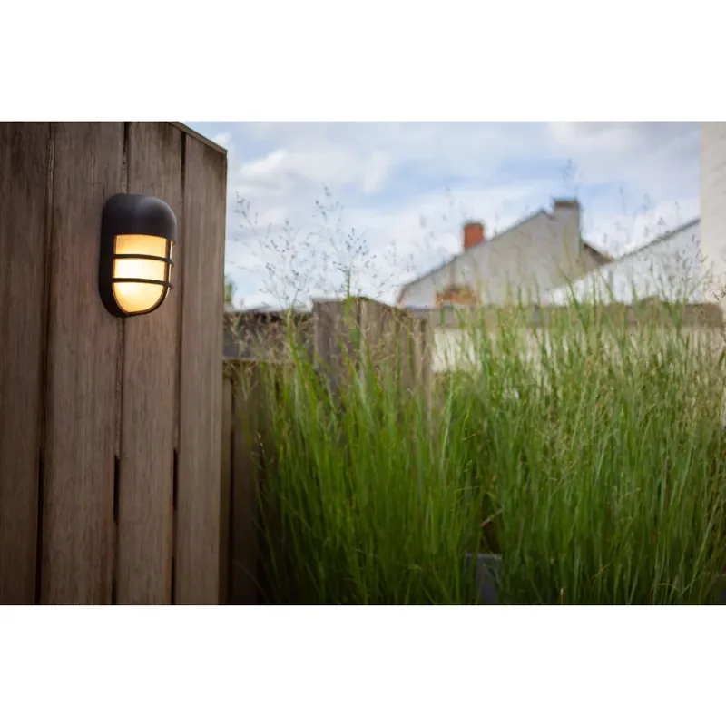 Beperkte Voorraad Lutec Bullo Buiten muurverlichting LED Bruin, Roest, 1-licht