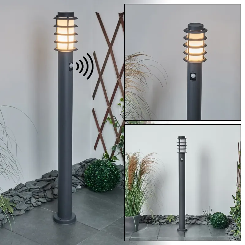 Tunes Padverlichting Antraciet, 1-licht, Bewegingsmelder Laatste Versie