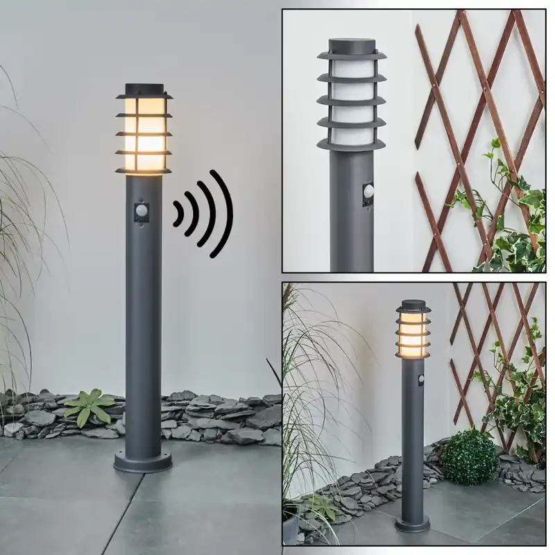 Tunes Padverlichting Antraciet, 1-licht, Bewegingsmelder Geld-Terug-Garantie
