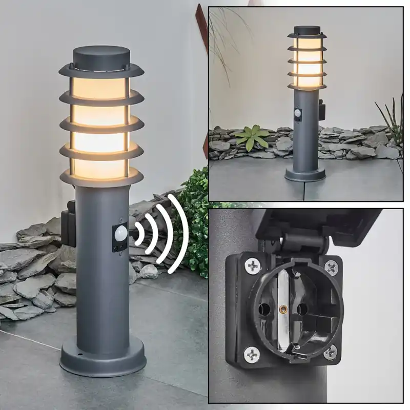 Dagaanbieding Tunes Padverlichting Antraciet, 1-licht, Bewegingsmelder