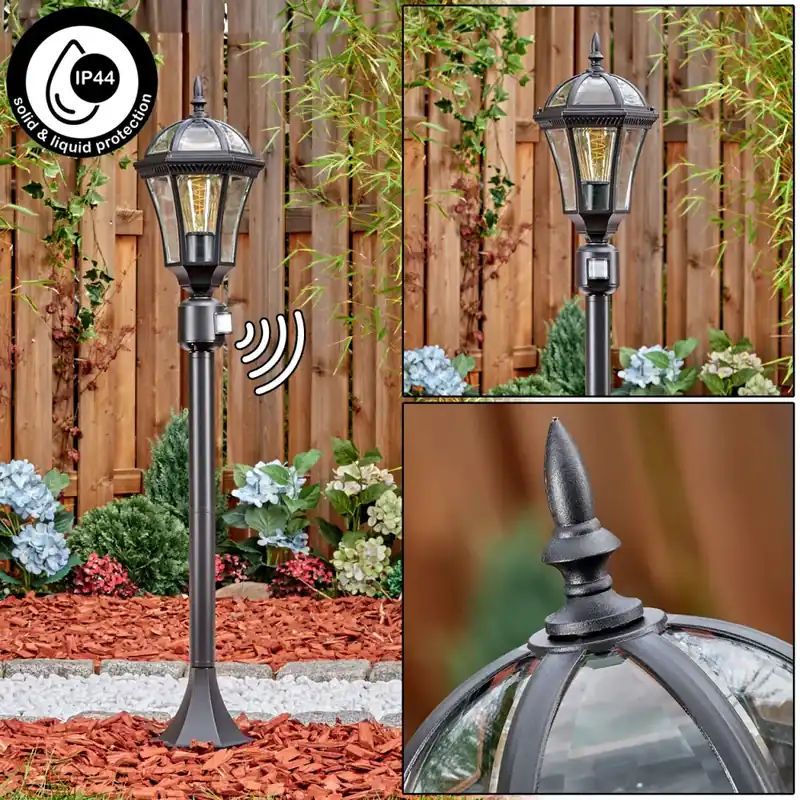 Aanbieding Lavajo Buitenlicht, Pad licht Zwart, 1-licht, Bewegingsmelder