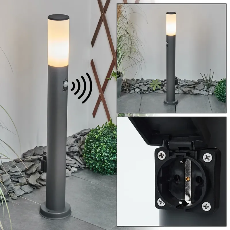 Caserta Padverlichting Antraciet, 1-licht, Bewegingsmelder Meest Verkocht