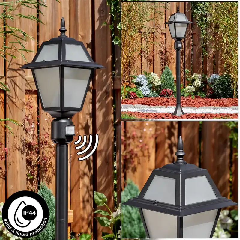 Weekendaanbieding Fornelos Buitenlicht, Pad licht Zwart, 1-licht, Bewegingsmelder