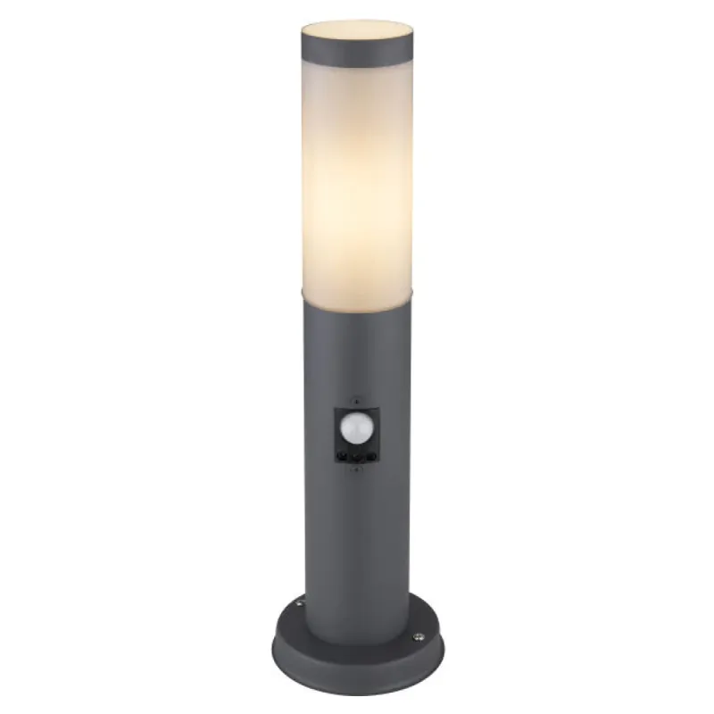 Globo BOSTON Padverlichting Antraciet, 1-licht, Bewegingsmelder Gratis Verzending