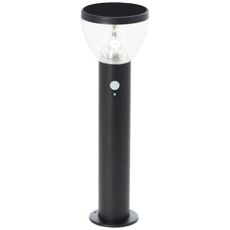 Brilliant Tulip Buiten staande lamp LED Zwart, 1-licht, Bewegingsmelder Gecertificeerd