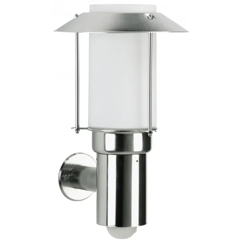 Albert 238 Buiten muurverlichting roestvrij staal, 1-licht, Bewegingsmelder Speciale Aanbieding