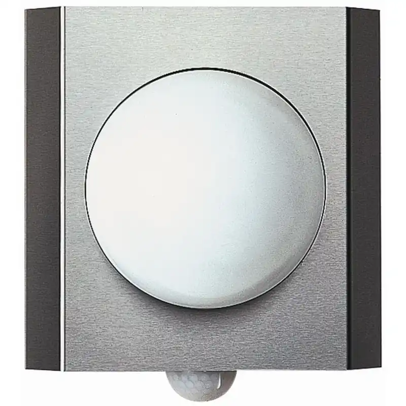 Albert 6127 Buiten muurverlichting roestvrij staal, 1-licht, Bewegingsmelder Luxe