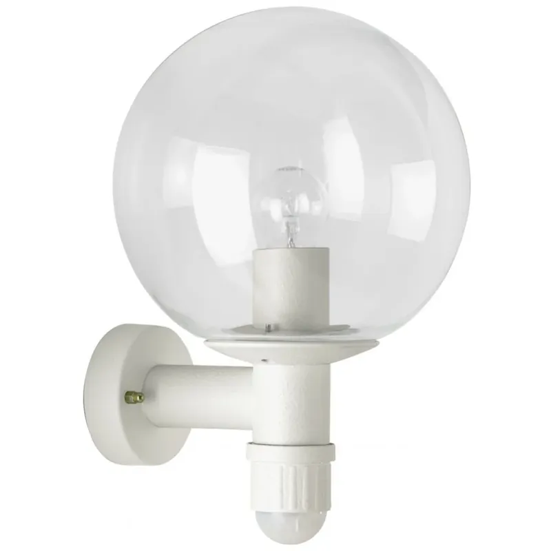 Bestseller Albert 641 Buiten muurverlichting Wit, 1-licht, Bewegingsmelder