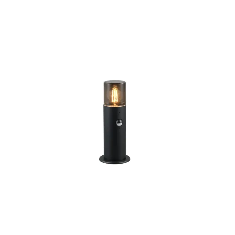 Trio HOOSIC Buiten staande lamp Zwart, 1-licht, Bewegingsmelder Rechtstreeks Van De Fabrikant