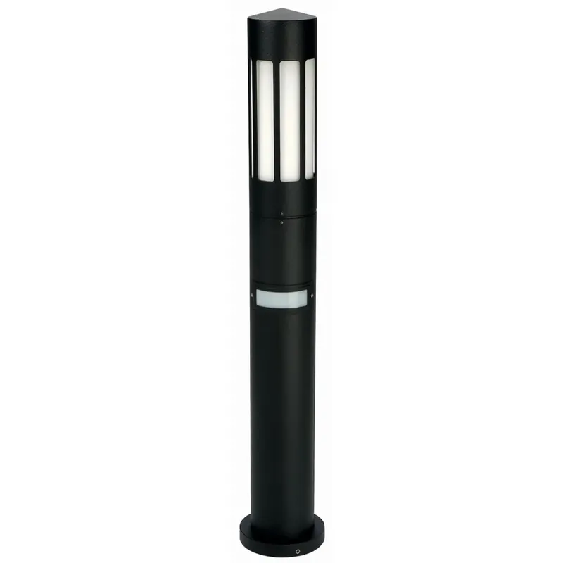 Albert 2019 Sokkellamp Zwart, 1-licht, Bewegingsmelder Shop Nu