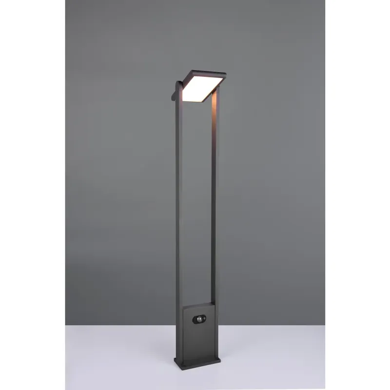 Laatste Versie Trio verlichting Malawi Buiten staande lamp LED Antraciet, 1-licht, Bewegingsmelder