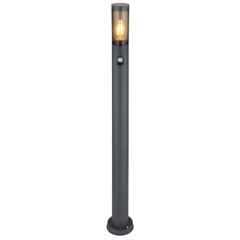 Speciale Aanbieding Globo BOSTON Padverlichting Antraciet, 1-licht, Bewegingsmelder