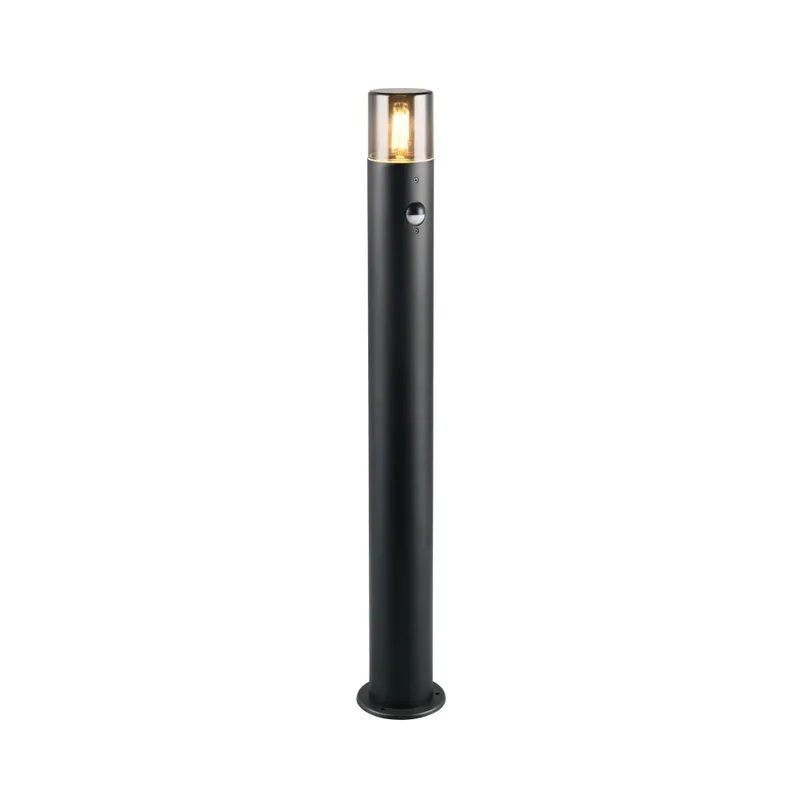 Trio HOOSIC Buiten staande lamp Zwart, 1-licht, Bewegingsmelder Trendy